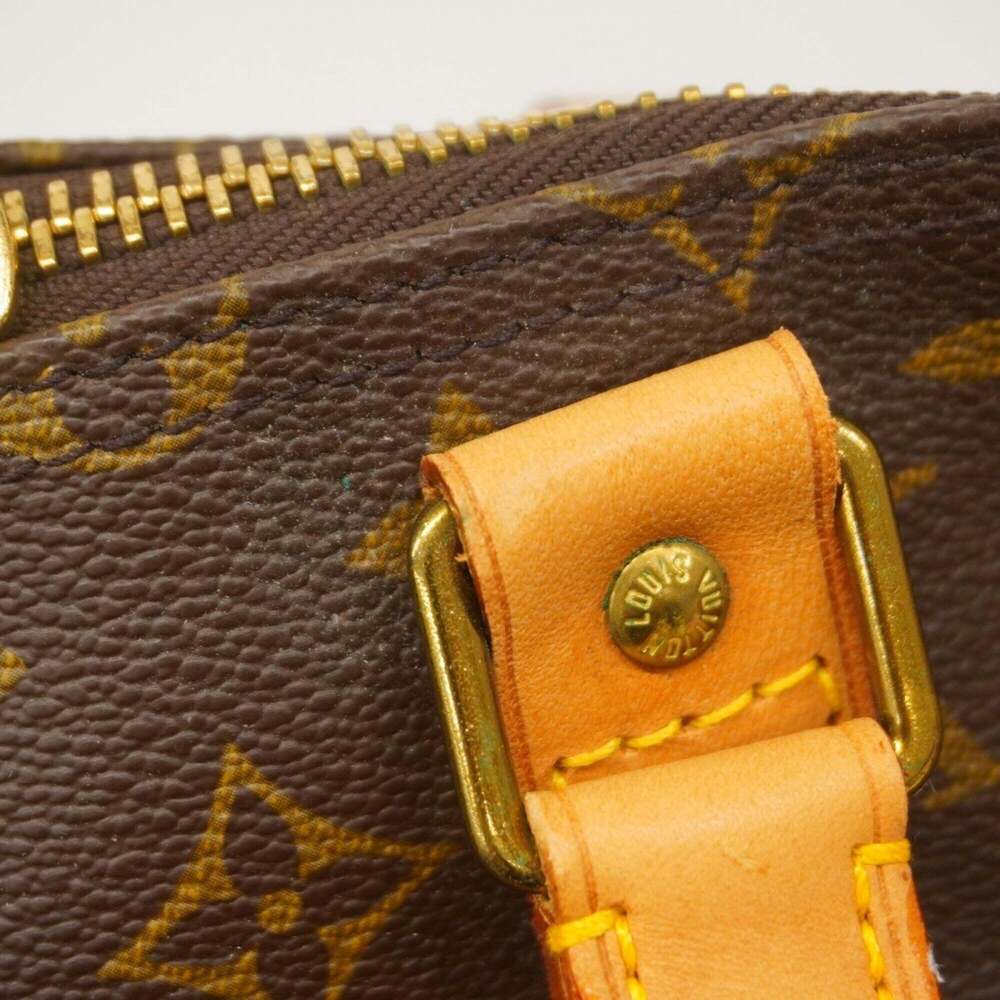 LOUIS VUITTON Brown Monogram Keepall 55 Boston Bag - Picture 12 of 13